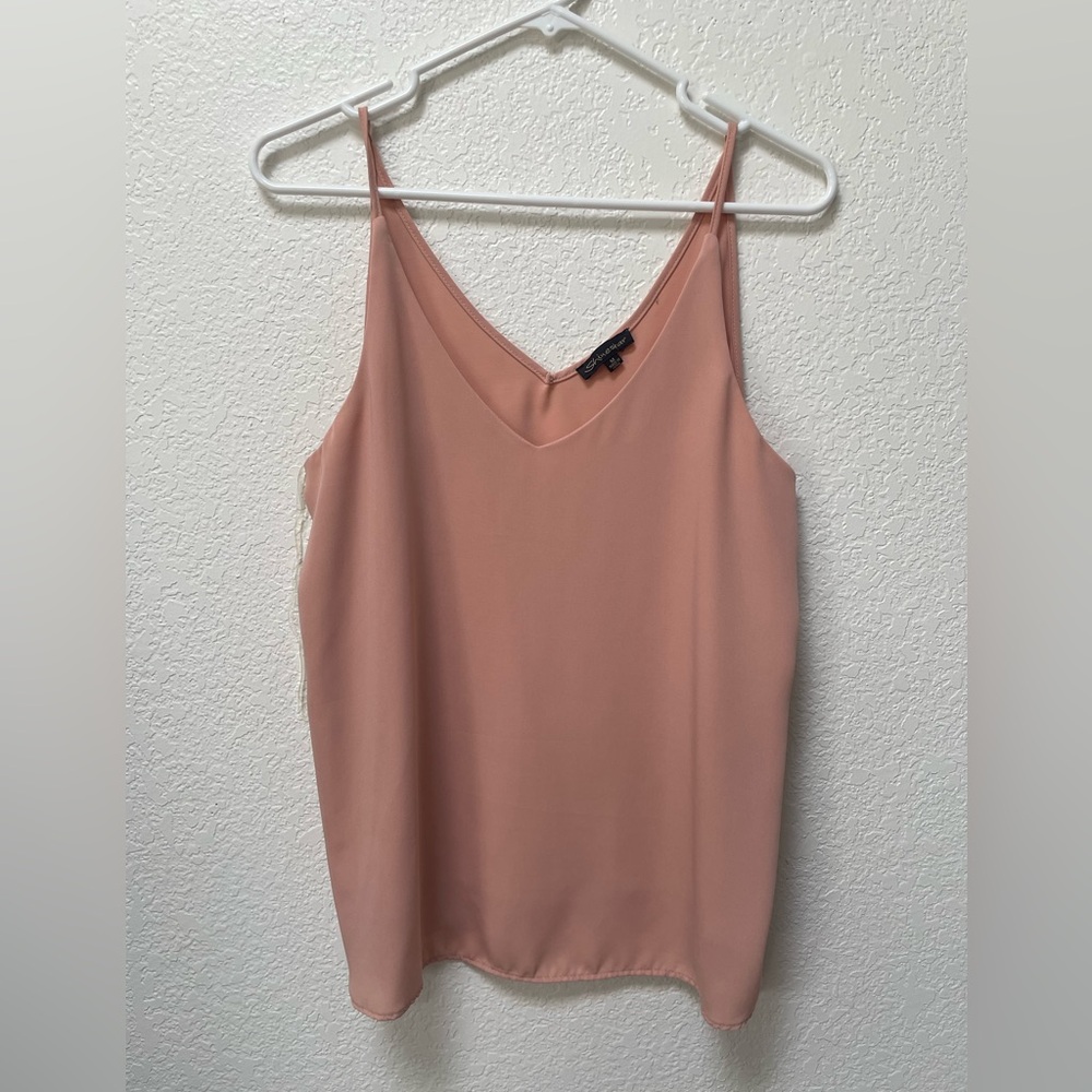 Women’s Blush V-Neck Chiffon Camisole
